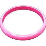 3 Bohemian Peach Pink Coral Plastic/Acrylic Bangle Bracelets Photo 1