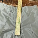 Max Mara 'S  Women's Size 12 Flat Front Trouser Pants Gray Silk Cotton Blend Flaw Photo 3