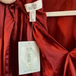 Badgley Mischka Belle Dress Wine Red Gigi Mock Neck Long Sleeve Trapeze Sz 2 NWT Photo 4