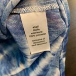 studio Y by maurices Women's Small S Tank Top White Blue Ombre Crochet Sequins Photo 4