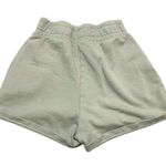 ZARA Women’s light green gray high rise lounge shorts Photo 2