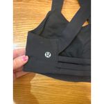 Lululemon  Black Align Cross Strap Sports Bra Size 2 Photo 2