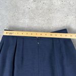Karl Lagerfeld Vtg  France Navy Blue Pencil‎ A-Line Skirt Sz 40 US 8 Photo 3