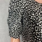 Joie Angeni Leopard Print Puff Sleeve Dress Mini Photo 5