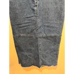 Ralph Lauren Lauren Jeans Co. Denim Midi Skirt Frayed Hem Size 10P Photo 2