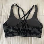 Lululemon  Energy Sports Bra 6 Black and Gray Photo 1