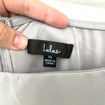 Lulus  Gray Off-the-Shoulder Maxi Dress 68303 Size XL Photo 8