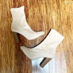 Vegan Suede Boots Tan Size 8.5 Photo 0