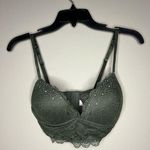 Candie's Green lace bra Photo 0