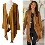XCVI VINTAGE  WEARABLES Faux Suede Cardigan Photo 1