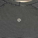 Lululemon  Swiftly Tech Long Sleeve Crew Tempo Stripe Black White Size 6 Photo 6