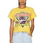 Daydreamer The Beach Boys 30th Anniversary Tour Tee in Yellow Bloom Size XS NWT Photo 0