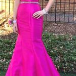 Madison James Pink Strapless Prom Dress  Photo 0