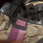 Coach Joss Signature C Canvas Suede Low Top Sneakers Size 7.5 Photo 7