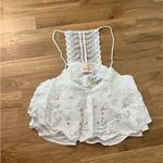 LF NWT  nature Rose white lace insert swing top Photo 3