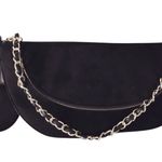 Sondra Roberts Black Faux Suede 3 Way Bag Photo 1