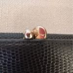 Salvatore Ferragamo Vara Knot Lizard Wallet black with Gold Logo Photo 2