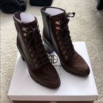 Giani Bernini Lace Up Brown Booties Photo 1