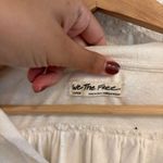 Free People  Henley neck Darren billowy crop top in white Photo 3