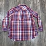Target Liz Lange Maternity for Cotton Plaid Button Down Blouse Photo 1