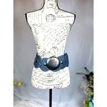 8 Other Reasons  Montana Stallion Belt Studded Blue Denim 43" Photo 5