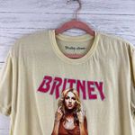 Britney Spears Yellow Graphic Stronger Tee Size L Size L Photo 2