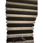 Marc Jacobs Denim Platform Wedge Espadrille Sandals Rhinestone Buckle Sz 37 Photo 7