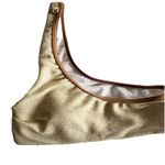 Natalie Off Duty Bikini set gold One Shoulder , Cheeky Small womens Photo 4