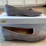H by Halston NEW IN BOX Halston Linda Taupe Suede Tan Ballet Flat Size 8.5 Photo 0