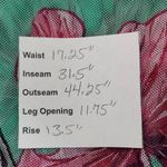 Love 83 Green and Pink Floral Sheer Beach Pants NWT Size 3XL Pull Photo 11