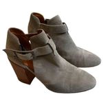 Aquatalia Freddi Suede Cutout Bootie, Ash Grey, Sz 10 Photo 6