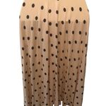 Revolve House of Harlow 1960 Polka Dot Midi Dress Sz. XS Full Skirt Black/Cream Black Photo 4