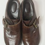 Born concept BOC Brown Leather Wedge Loafers Size 8M Photo 1