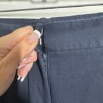 Theory Pant Women 10 Navy Blue Slim Trouser Chino Career Work Minimal Quite Lux Photo 4