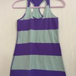 Lululemon athletica Purple and Green Striped Tank Top Photo 1