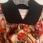 Vintage 90s Celeste Stein 50s Nostalgia All Over Print Bomber Jacket Size L Photo 3