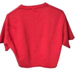 ZARA  NY 82 Varsity Patch Embroidered Distressed Trim Short Sleeve Sweatshirt Tee Photo 5