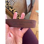American Eagle Leather Calfskin animal print belt M Gold Size M Photo 2