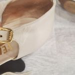 Salvatore Ferragamo Beige Leather Heels Made in Italy Photo 3