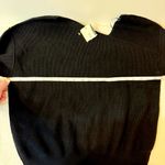 Line and Dot  Favorite Off Shoulder Ribbed Sweater in Black Size Large Photo 12