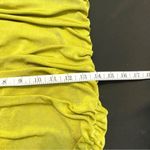 Lulus  Steal the Show Lime Green One-Shoulder Ruched Bodycon Mini Party Dress Photo 5