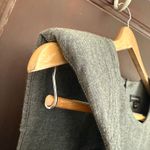 Banana Republic  Gray Sleeveless Sculpted Shoulder Sheath Midi Dress Size 14 Photo 3