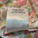 Horror Vacui Dorothy Ruffled Floral Cotton Poplin Midi Dress Size Medium Photo 7