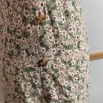 AUW Green Floral Midi Dress Size Medium Photo 5
