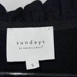 Sundays Womens June Flutter Sleeve Ruffle Tiered Mini Dress Black Size Small Photo 6