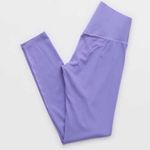 Aerie Offline Scalloped High Waist Lilac Leggings Sz XL Photo 5