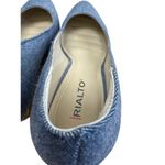 Rialto Womens Blue Denim Floral Cork 3" Wedge Heel Shoes Size 9.5M SKU 8247 Photo 10