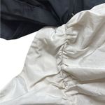 ZARA Asymmetrical Cream and Black Pleated One Shoulder Top With Bow Size medium Photo 10