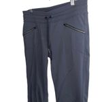 Athleta  Women's Medium Gray Nylon Spandex Jogger Pants Drawstring Waist M Photo 3