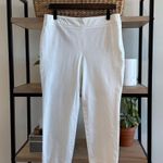 Talbots Mid-Rise Chatham Ankle White Woven Career Dress Pant Trouser, 10P Photo 0